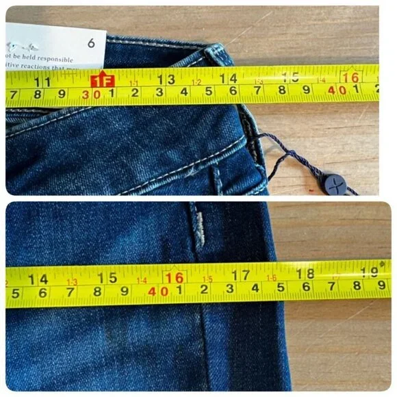 NYDJ Womens Marilyn Vantage Straight-Leg Jeans Sz 6 Zip Fly Lift Tuck Technology - Picture 8 of 11